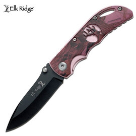 Elk Ridge Knife ER134PA Elk Ridge 89mm Purple Camo Folder