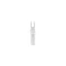 BOHNING CO LTD Nock Blazer 12x White "ID .246" "6.25mm or 6.5" "S Nock or Super" (Box12)