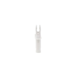 BOHNING CO LTD Nock Blazer 12x White "ID .246" "6.25mm or 6.5" "S Nock or Super" (Box12)