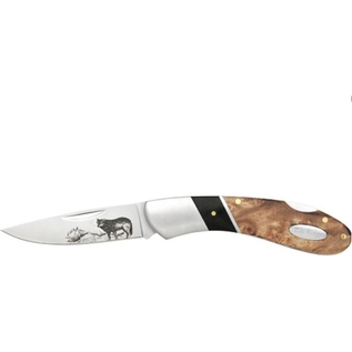 Elk Ridge Knife ER072W Elk Ridge LockBack Wolf Folder