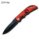 Elk Ridge Knife ER134RCB Elk Ridge 89mm Red Camo Folder