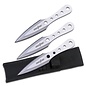 Perfect Point Knife Thrower K-PP-022-3S PP Double Edged Silver
