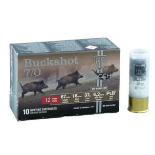 Fiocchi AMMO 12G Fiocchi SG 9 Pellet1400FPS (Box 10)