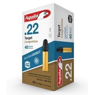 Aguila AMMO 22LR Aguila Target Competition SP 40Gr 1080FPS (50 Box)