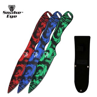 Perfect Point Knives K-SE-TK2-2 Perfect Point Black Silver Throwing Knives