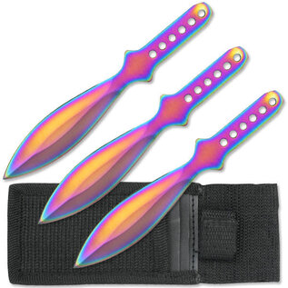 Perfect Point Knives K-RC-001RB Perfect Point Rainbow Throwers