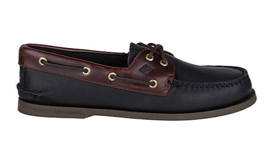 all black sperry boat shoes