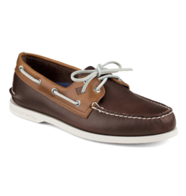 SPERRY SPERRY AUTHENTIC ORIGINAL SARAPE TAN/BROWN BOAT SHOE (MEN'S) *CLEARANCE*