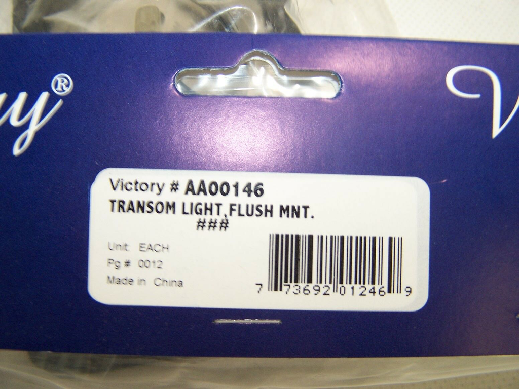 AAA TRANSOM FLUSH MOUNT LIGHT LED