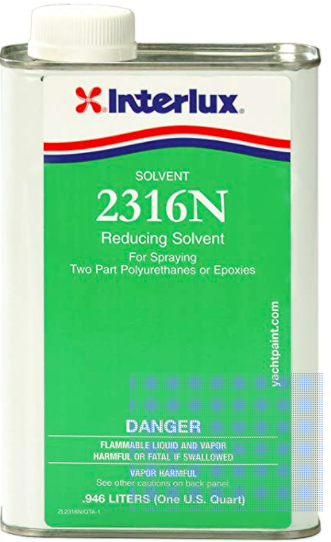 INTERLUX INTERLUX 2316N SPRAY SOLVENT (QUART)
