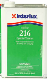 INTERLUX INTERLUX 216 SPECIAL THINNER SOLVENT (QUART)