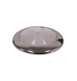 AAA STAINLESS LED SLIM DOME LIGHT 4” RED/WHITE