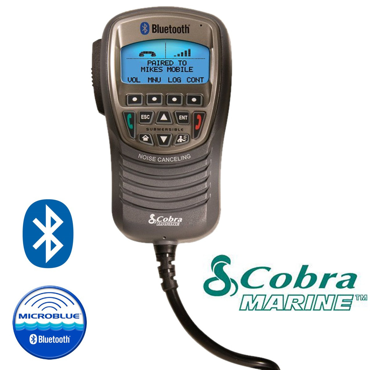 COBRA VHF HANDSET COBRA W/ BLUETOOTH MRF300BT