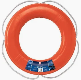 DOCK EDGE LIFE RING ORANGE 24"