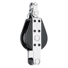 HARKEN 38MM HARKEN SINGLE BIG BULLET BLOCK WITH SHACKLE & BECKET H147