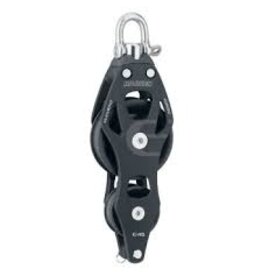 HARKEN 45MM HARKEN ALUMINUM ELEMENT FIDDLE BLOCK - SWIVEL- BECKET H6233