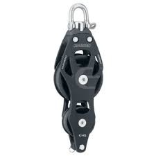 HARKEN 45MM HARKEN ALUMINUM ELEMENT FIDDLE BLOCK - SWIVEL- BECKET H6233