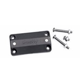 SCOTTY SCOTTY UNIVERSAL RAIL MOUNT ADAPTER W/ HARDWARE (BLACK)