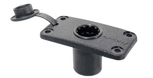 SCOTTY SCOTTY FLUSH DECK MOUNT W/ SPLASH COVER