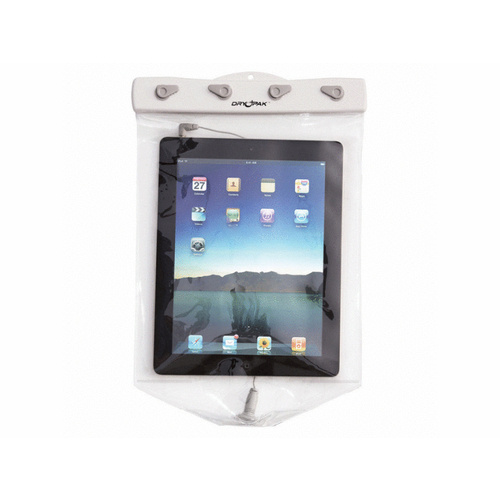 KWIKTEK KWIKTEK DRYPAK WATERPROOF FLOATING iPAD CASE 8.5” x 11.5” WHITE