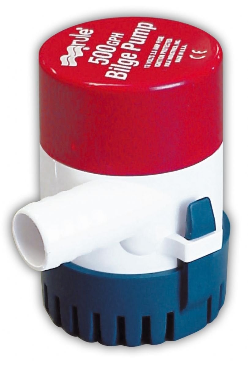 RULE Rule 26D Marine Rule 500 Marine Bilge Pump (500-GPH, 24-Volt)
