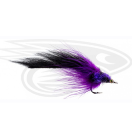 Shadow Flies Tarpon Toad Rat - Black/Purple 4/0