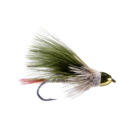 Montana Fly Co. Conehead Marabou Muddler Olive