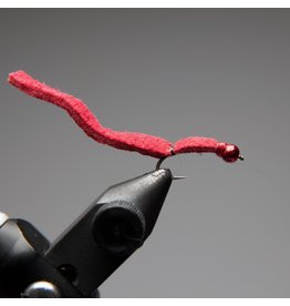 Montana Fly Co. Plan B Worm - Red #14