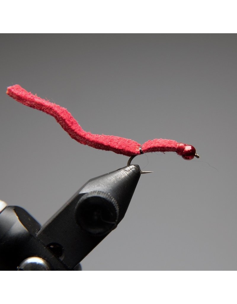 Montana Fly Co. Plan B Worm - Red #14