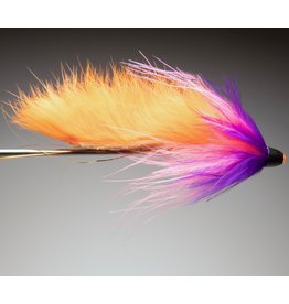 Conehead Zonker Tube Fly Orange/Purple 9cm