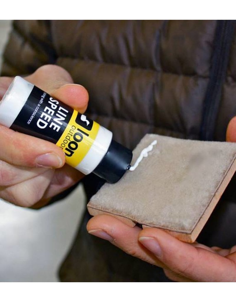 thumbnail interactive-video image 1 of Loon Outdoors Line Speed Fly Line Cleaner & Conditioner | UV Protectant, Casting Aid 1 of 2