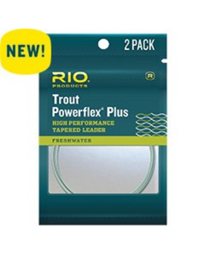 RIO RIO Powerflex Plus Tapered Leader 7.5' 2-Pack
