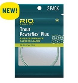 RIO RIO Powerflex Plus Tapered Leader 12' 2-Pack