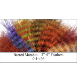 Montana Fly Co. MFC - Barred Marabou 1/8 ounce (Blood Quill)