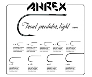 TP605 TROUT PREDATOR STREAMER LIGHT - Ahrex Hooks