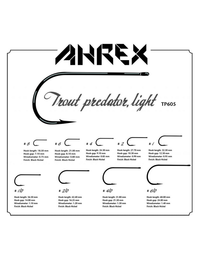 Ahrex Hooks Ahrex - Trout Predator Light TP605