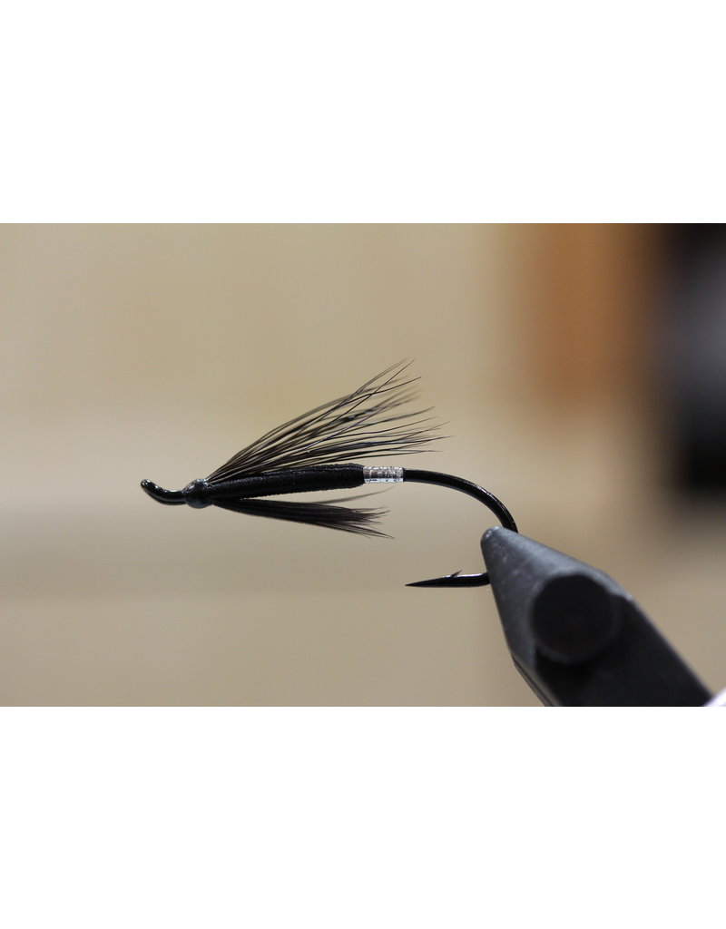 Drift Outfitters Black Silver Tip (Moose Wing) - Canadian Tied