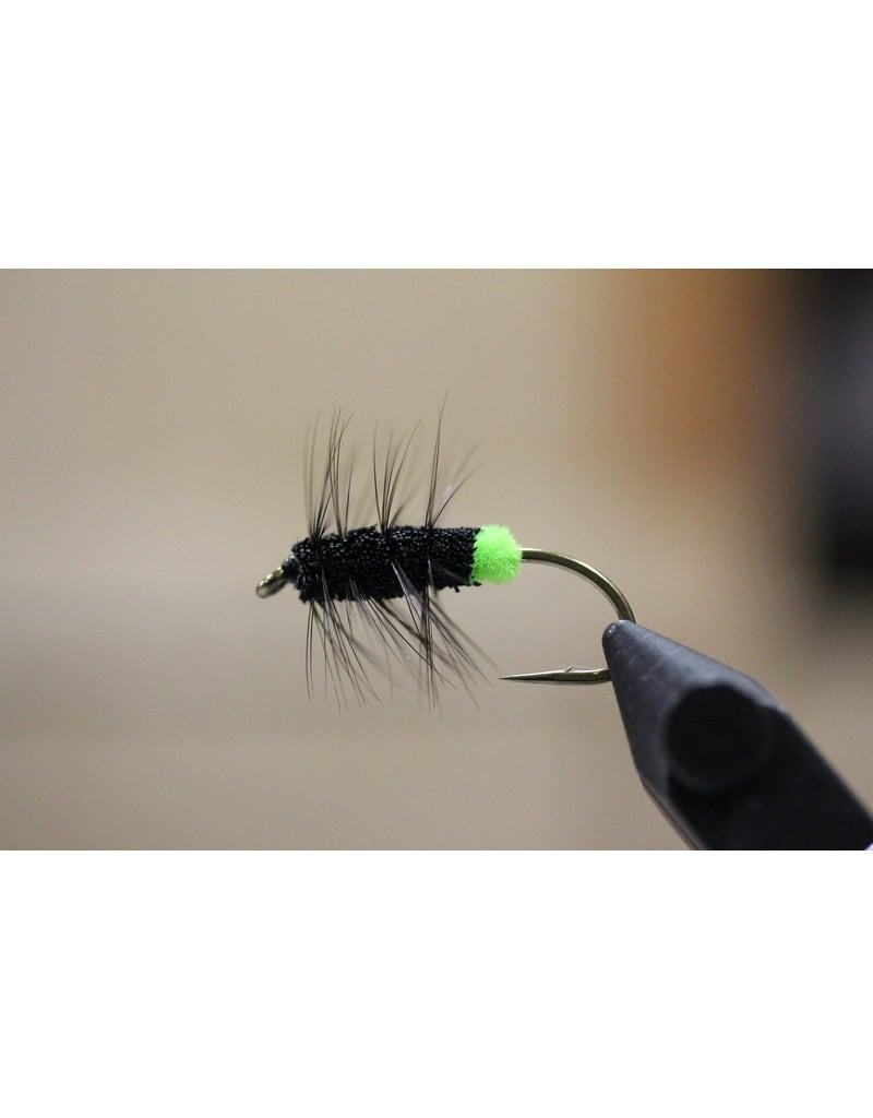 Drift Outfitters Black Bug Green Butt - Canadian Tied