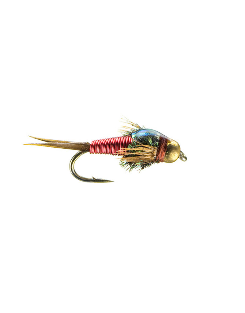 Montana Fly Co. BH Epoxyback Copper Nymph - Red