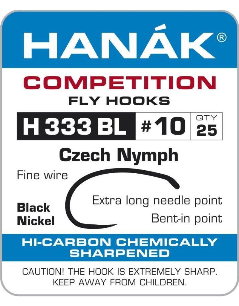 Hanak 333BL Czech Nymph Hook - Drift Outfitters & Fly Shop Online Store