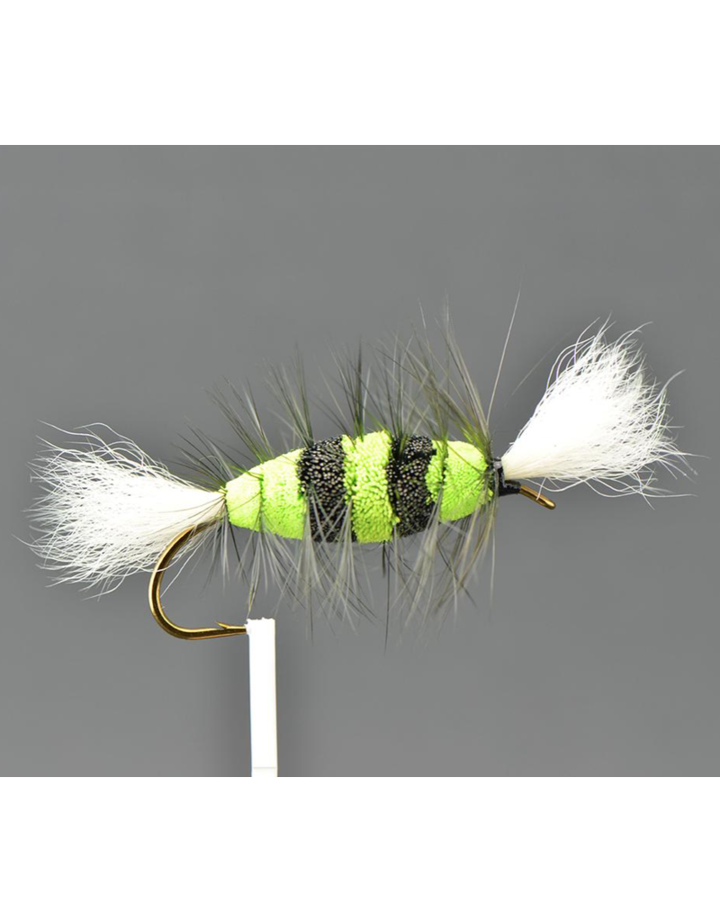 Shadow Flies Cigar Bomber - Zebra Black/Chartreuse