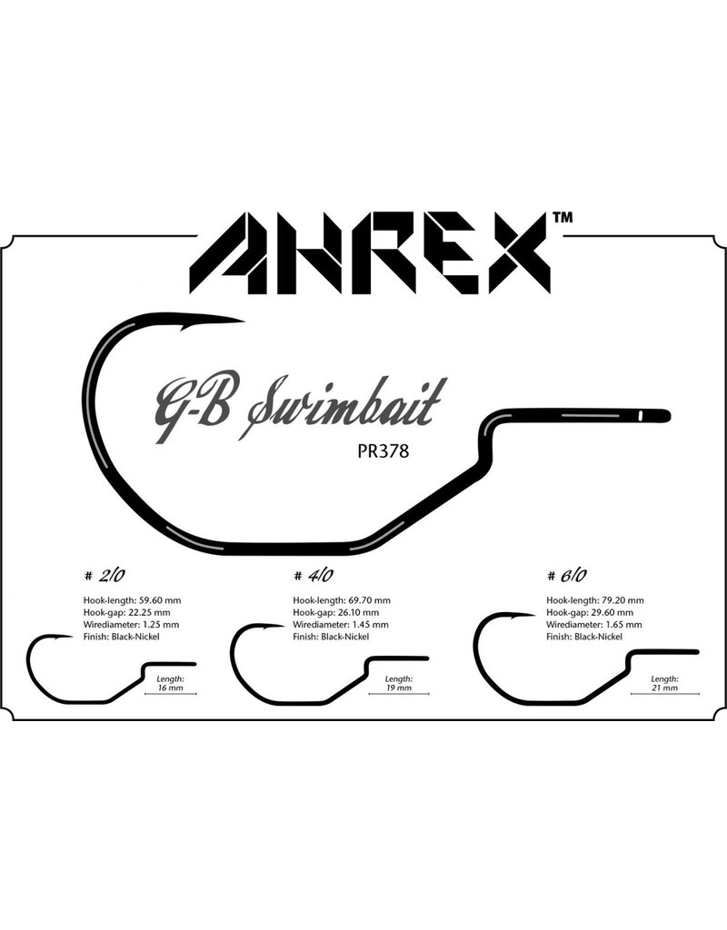 Ahrex Hooks Ahrex GB Swimbait Hook PR378