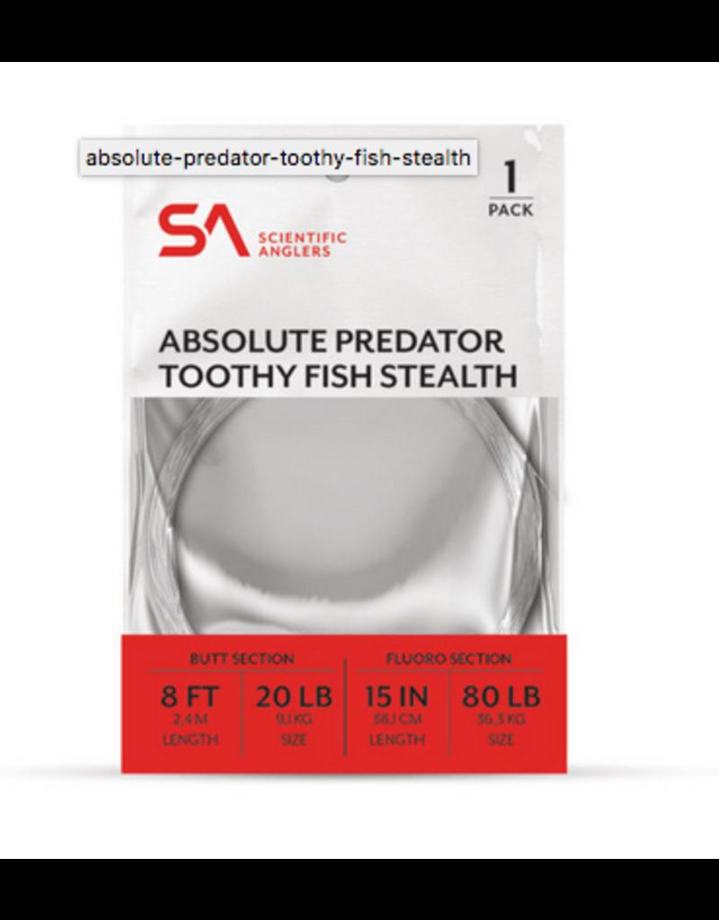 Scientific Anglers - Absolute Predator Toothy Fish Stealth Leader 8'  80lb/20lb