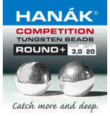 Hanak Competition Hooks Hanak Round Slotted Tungsten Beads