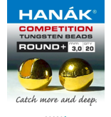 Hanak Competition Hooks Hanak Round Slotted Tungsten Beads