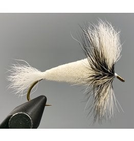 Shadow Flies Wulff Bomber - White/Badger Hackle