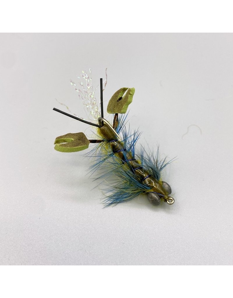 Montana Fly Co. Ritt's Fighting Crawfish Olive/Blue