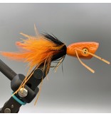 Flymen Fishing Co Double Barrel Bass Bug Popper Orange