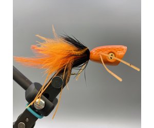 Double Barrel Bass Bug Black - Drift Outfitters & Fly Shop Online