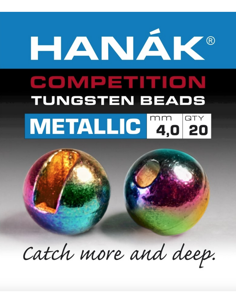 Hanak Competition Hooks Hanak Round Slotted Tungsten Beads